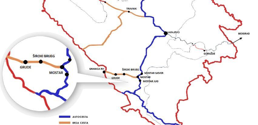 Kreće izgrada glavnog projekta brze ceste Mostar – Široki Brijeg-granica RH