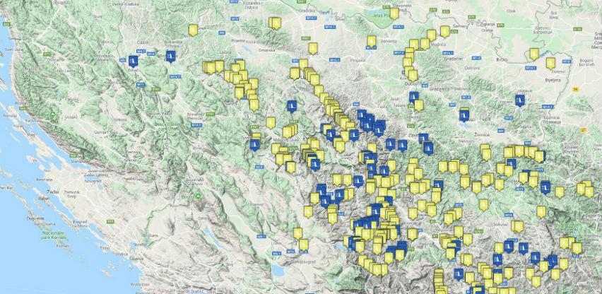 Pogledajte digitalnu mapu izgrađenih i planiranih MHE u BiH