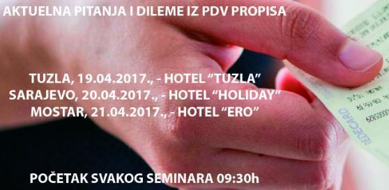 REC seminar: Aktuelna pitanja i dileme iz PDV propisa