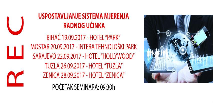 REC seminar: Uspostavljanje sistema mjerenja radnog učinka