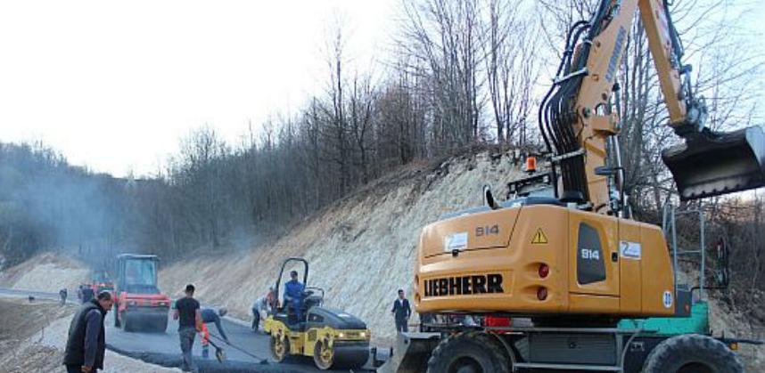 Asfaltirana nova dionica regionalnog puta R456 Sapna - Priboj