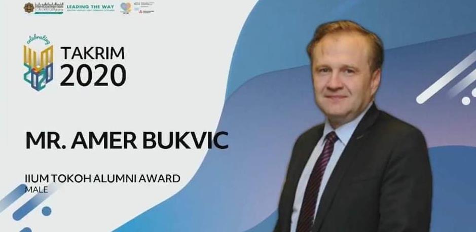 Amer Bukvić dobitnik malezijskog priznanja "Alumni Laureate Award"