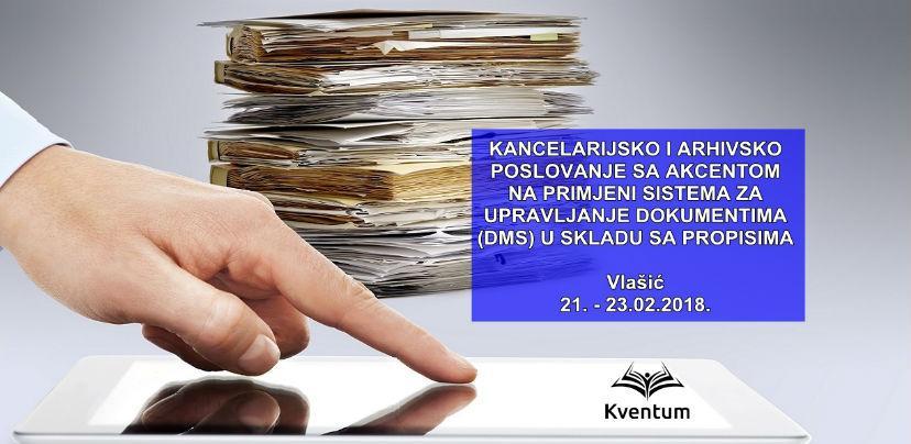 Kventum seminar: Kancelarijsko i arhivsko poslovanje