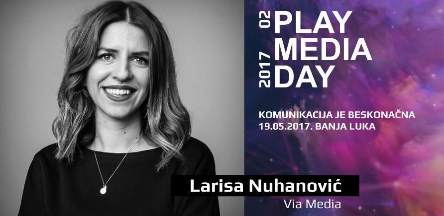 Larisa Nuhanović, ekspertica za digitalnu promociju na Play Media Day 02