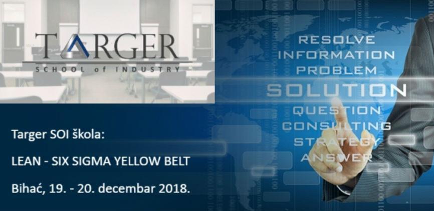 Targer School of Industry trening: LEAN - SIX SIGMA YELLOW BELT