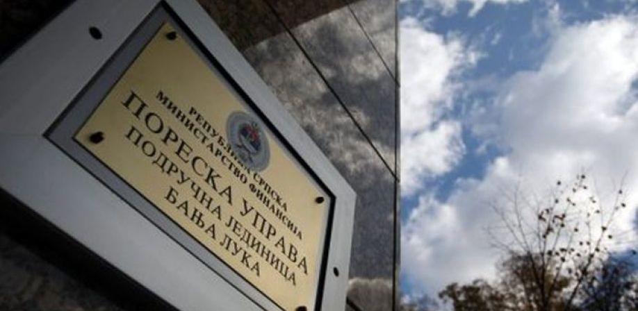Poreska uprava RS sumnja na utaju 1,1 milion KM