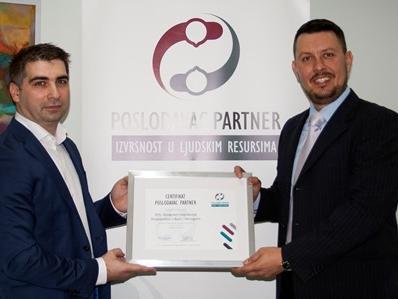 SOS Dječija sela BiH dobitnici certifikata za upravljanje zaposlenicima