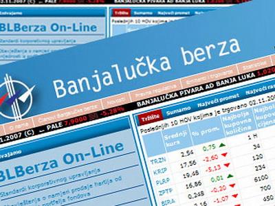 Promet na Banjalučkoj berzi: 798.410,16 KM