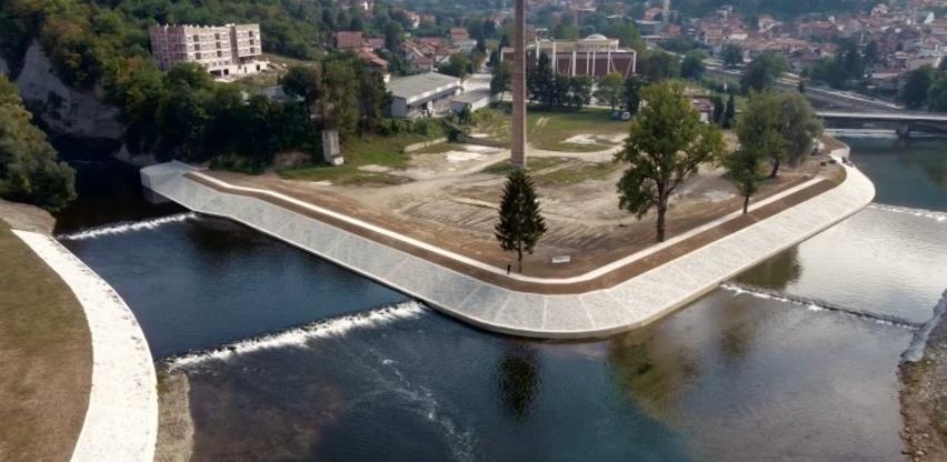 Visoko dobilo novu šetnicu, završeni radovi na ušću rijeka Bosne i Fojnice