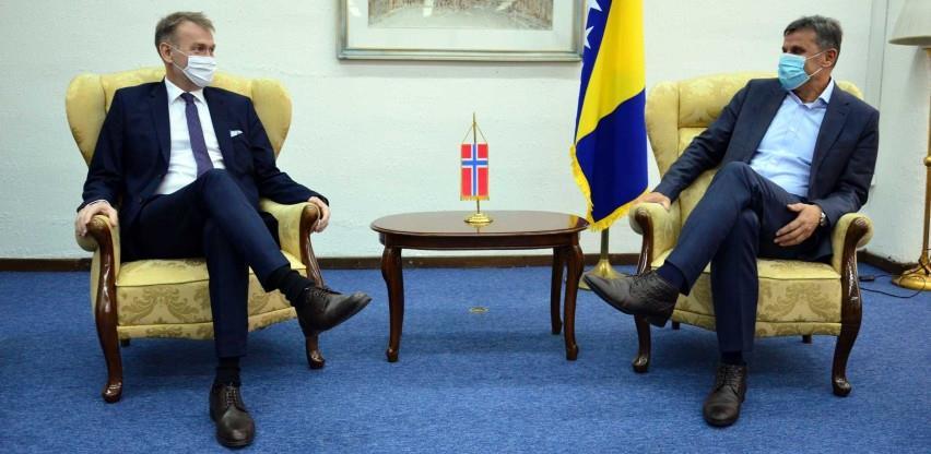 Bilateralni odnosi Norveške i BiH na veoma visokom nivou