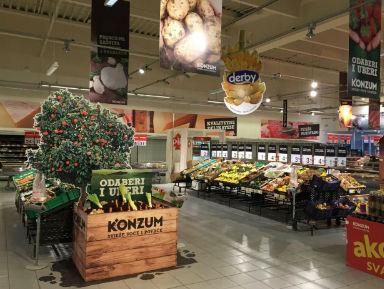 Svježe i kontrolirano voće i povrće u Konzum prodavnicama