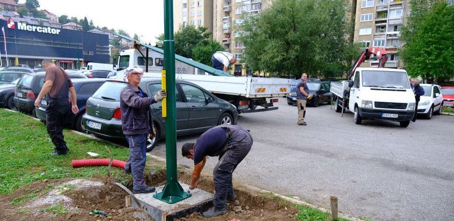 Obnavlja se rasvjeta na parkinzima u općini Novi Grad