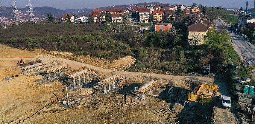 Izgradnja nove saobraćajnice preko "Voćnjaka" napreduje dobrim tempom
