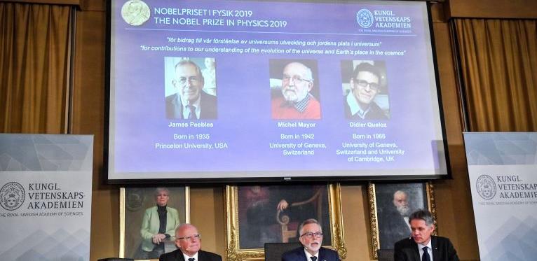 Tri dobitnika Nobelove nagrade za fiziku