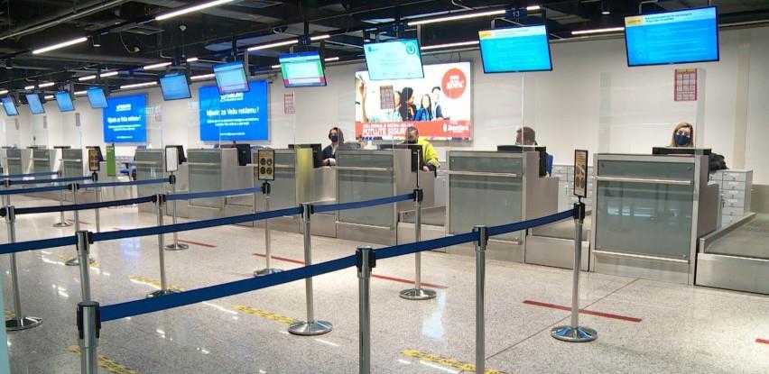 Sablasno prazan aerodrom u Sarajevu, zbog pandemije veliki gubici u poslovanju