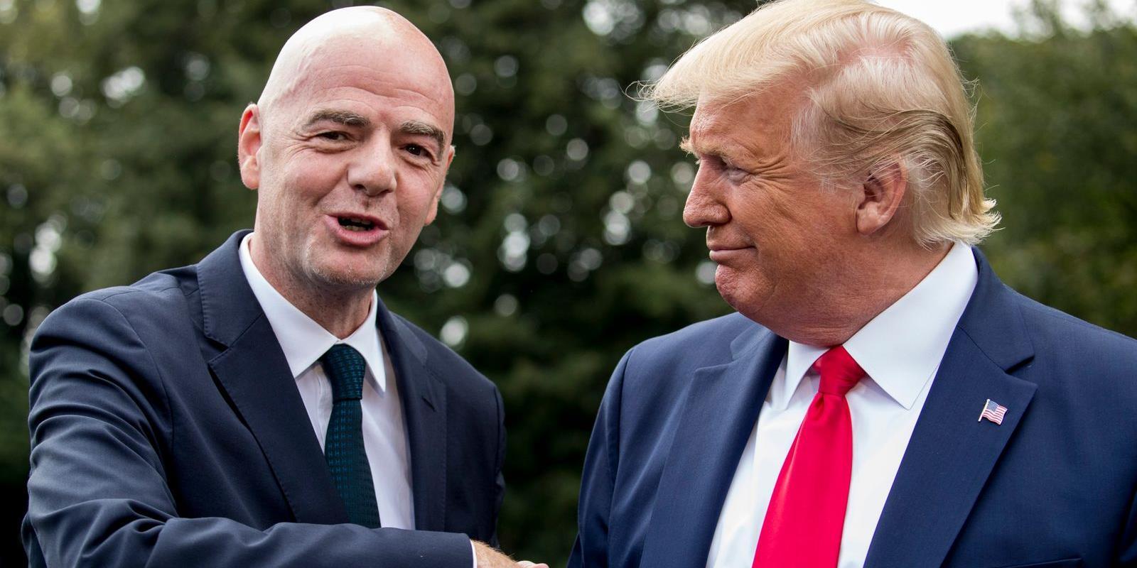 Gianni Infantino i Donald Trump
