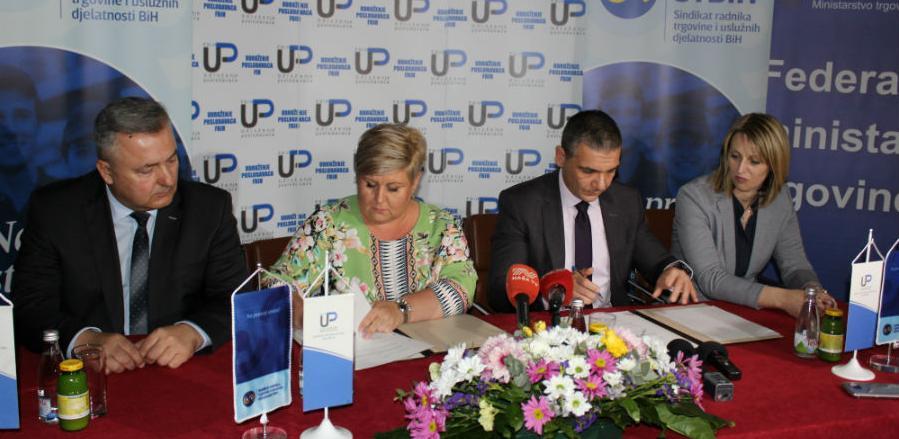 UPFBiH i Sindikat trgovine potpisali Kolektivni ugovor