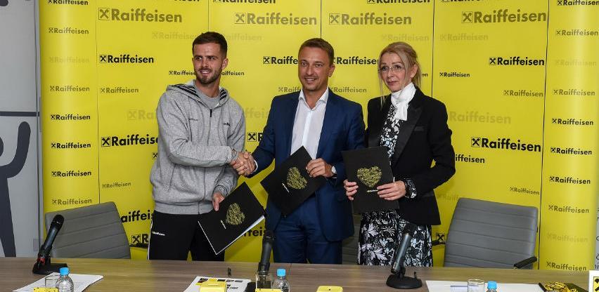 Miralem Pjanić ambasador Raiffeisen brenda