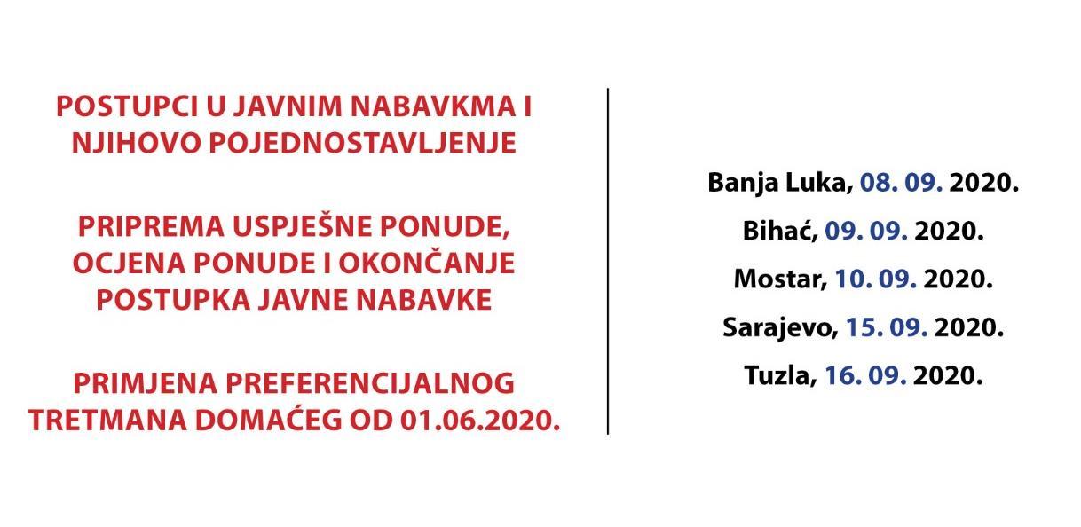 Postupci u javnim nabavkama i njihovo pojednostavljenje