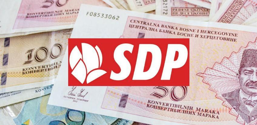 Ukupni prihodi SDP-a u 2015. godini iznosili 2.910.361 KM