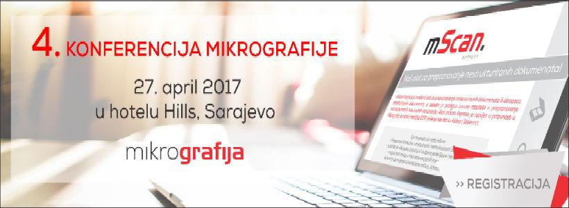 Konferencija Mikrografije 27. aprila u Sarajevu