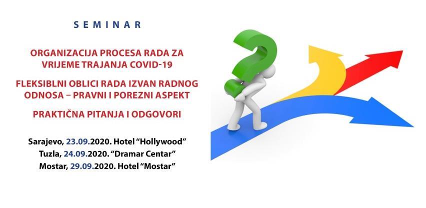 REC seminar: Organizacija procesa rada za vrijeme trajanja Covid-19
