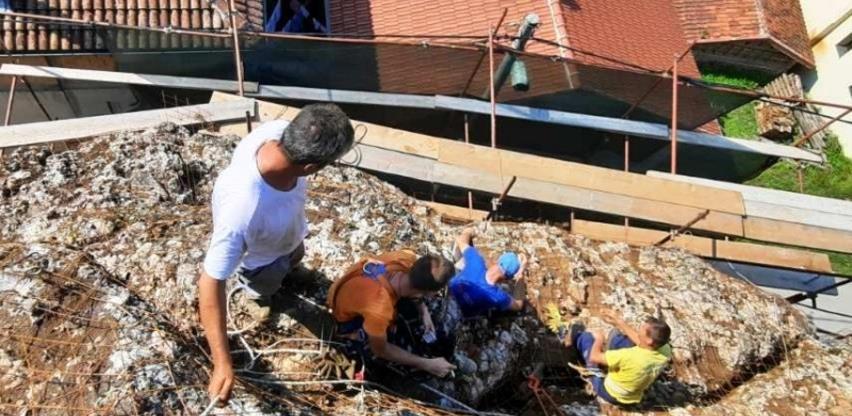 U toku zaštita škarpe iznad lokalne saobraćajnice u naselju Lug