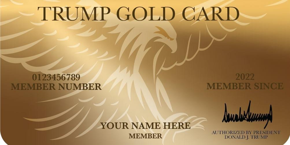 TRUMP GOLD CARD
