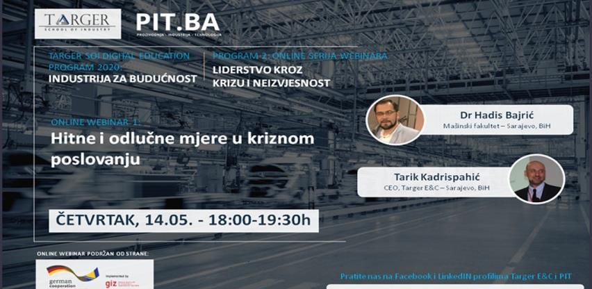 ONLINE WEBINAR 1: Hitne i odlučne mjere u kriznom poslovanju
