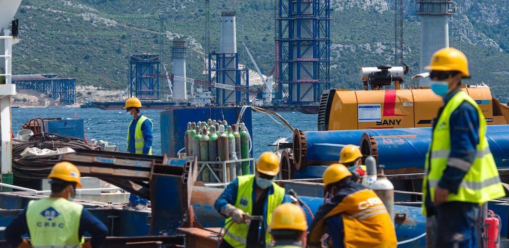 Pelješki most se gradi punom parom: Završeno sedam od 12 stupova