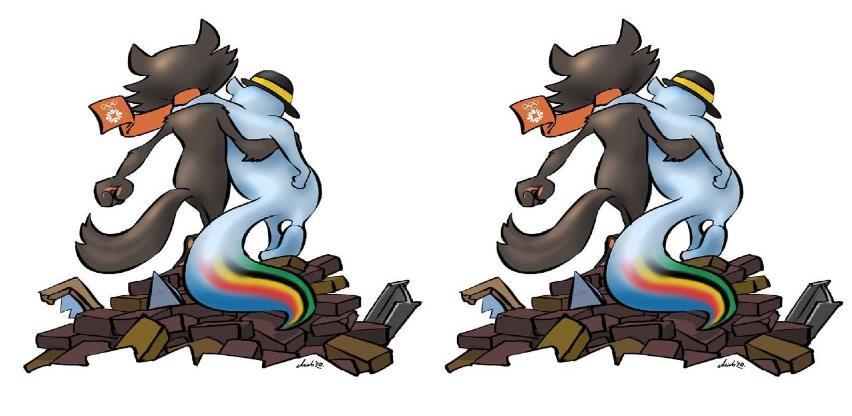 Zagi i Vučko: Ilustracija sarajevskog umjetnika u znak podrške Zagrebu