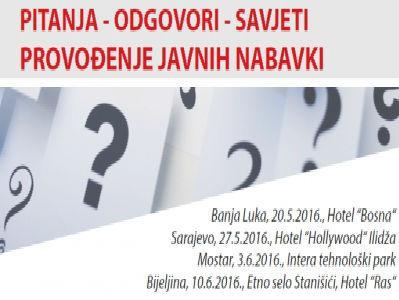 Pitanja – Odgovori – Savjeti provođenje javnih nabavki