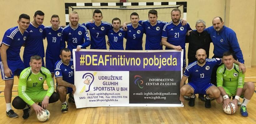 Udruženje gluhih sportista u BiH piše historiju "DEAFinitivno pobjeda"