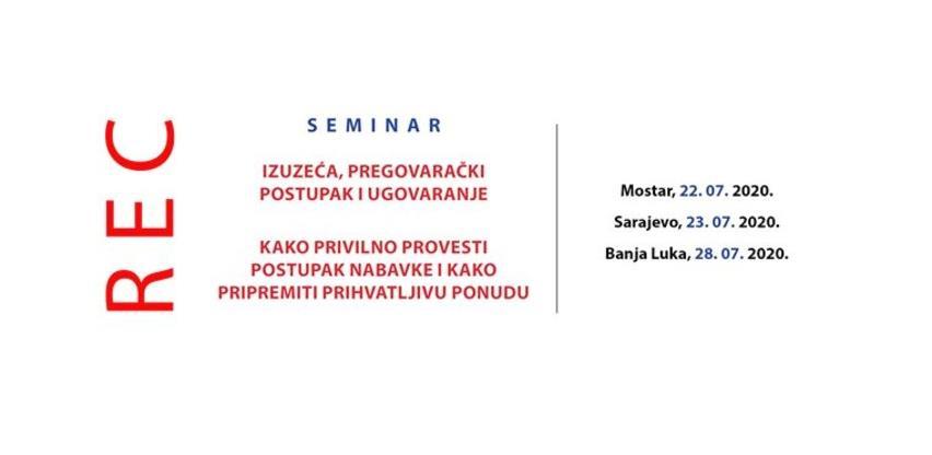 Seminar: Izuzeća, pregovarački postupak i ugovaranje