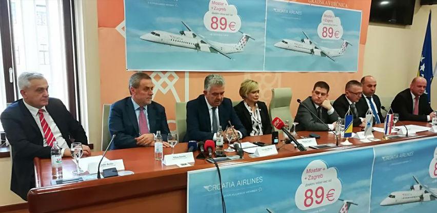 Nakon 12 godina otvara se zračna linija Zagreb-Mostar