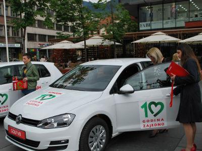 Snježana Pajo i Aleksandra Žerajić preuzele ključeve automobila Golf 7