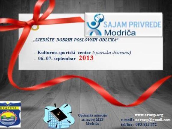 U septembru u Modriči Sajam privrede