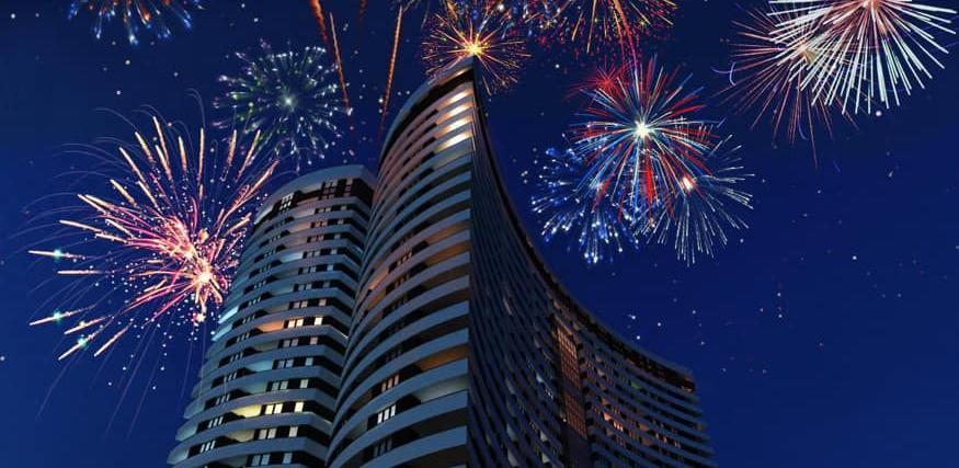 Vatrometom obilježen završetak AB konstrukcije na Sarajevo Toweru