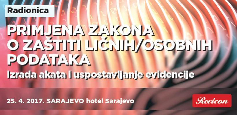 Revicon: Primjena zakona o zaštiti ličnih/osobnih podataka
