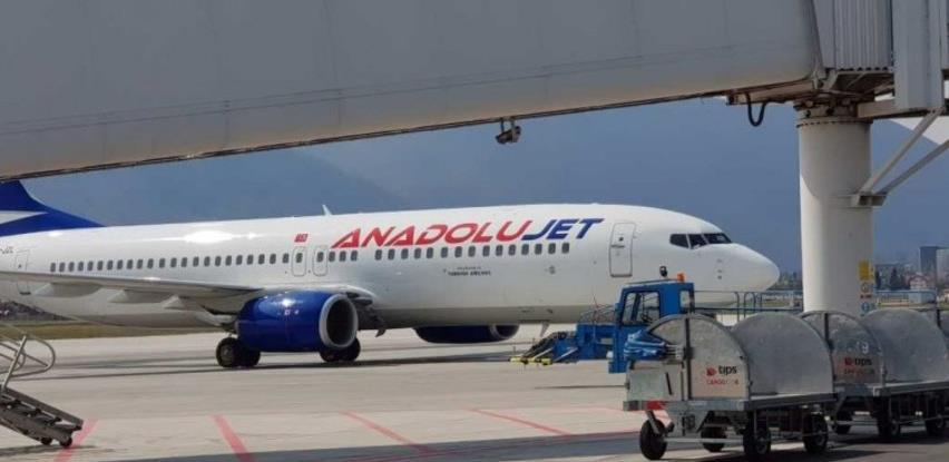Na Sarajevski aerodrom sletio prvi avion kompanije AnadoluJet