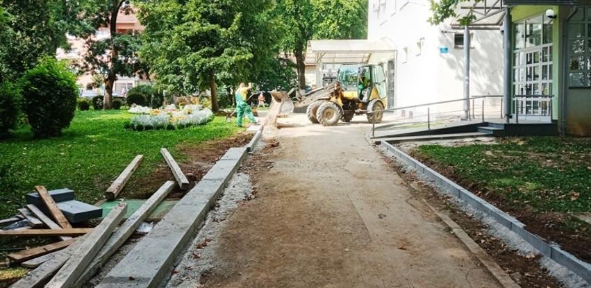 Počeli radovi na nastavku uređenja gradskog parka u Jablanici