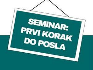 Seminar: Prvi korak do posla