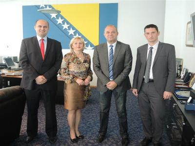 Ćavar primio članove delegacije BiH u Moneyval komitetu