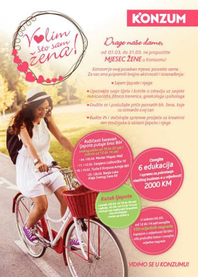 Konzumov ružičasti karavan ljepote nastavlja put Tuzle