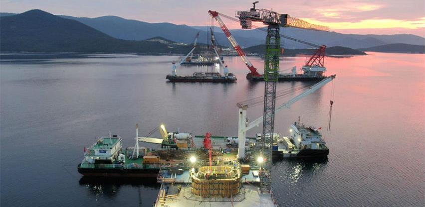 Iz Kine stižu prvi segmenti rasponske konstrukcije Pelješkog mosta