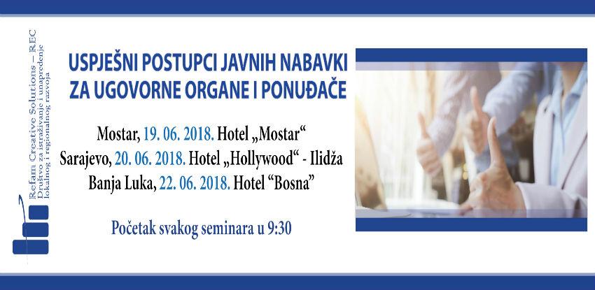 Uspješni postupci javnih nabavki za ugovorne organe i ponuđače