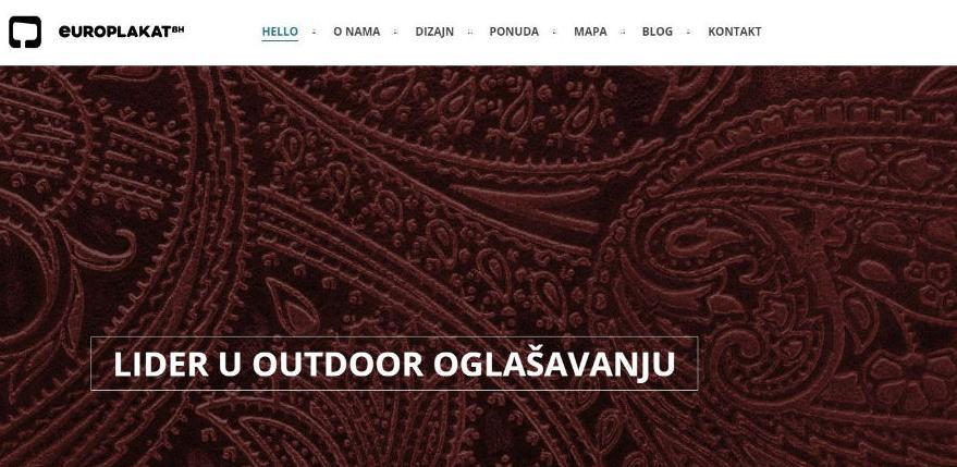 Kompanija Europlakat redizajnirala svoju web stranicu