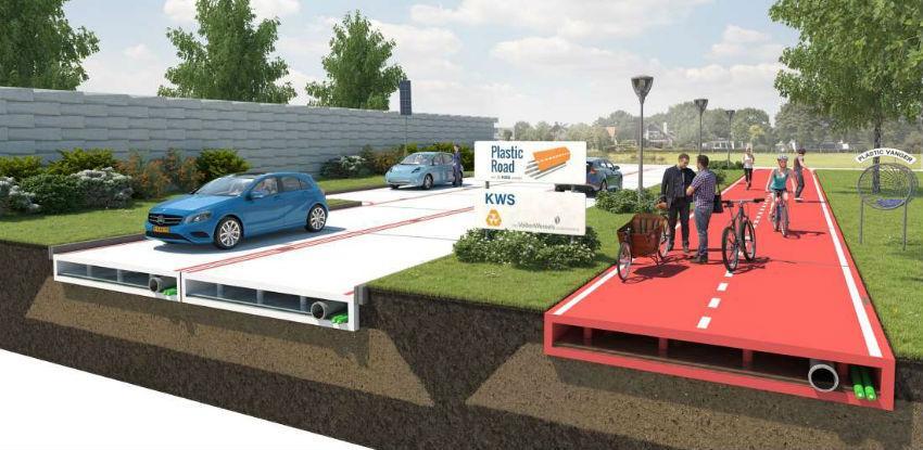 Početak kraja asfalta? Roterdam pravi puteve od reciklirane plastike