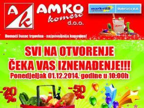 Sarajevo: U ponedjeljak otvorenje nove prodavnice Amko Komerca