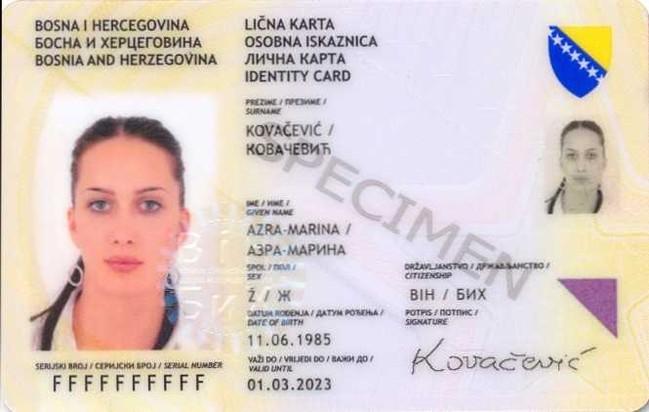 Lična karta sa krvnom grupom košta i do 86 KM